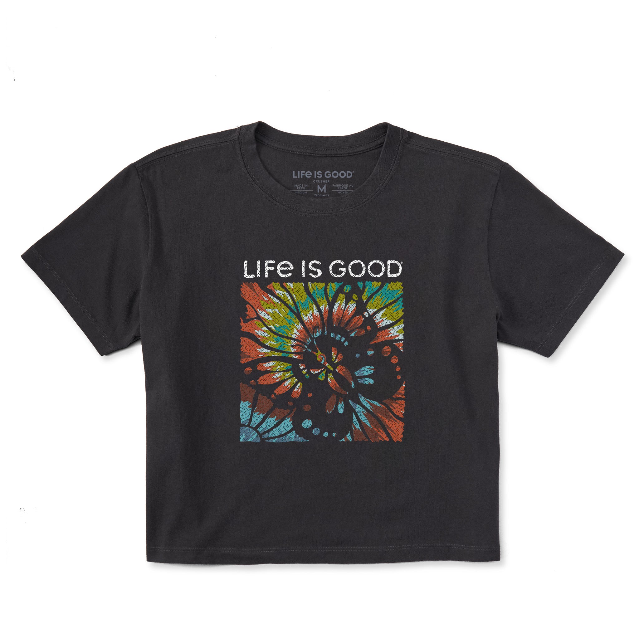 Flutterby Box Tie Dye Boxy Tee